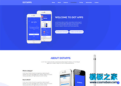 DOT APPS运营开发企业官网模板