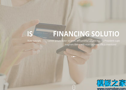 banker大气商务视差化银行贷款类web网站模板