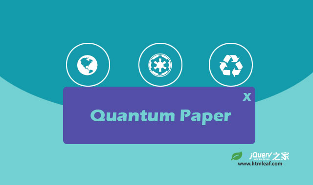 谷歌Quantum Paper风格按钮变形动画特效