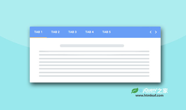 Material Design风格实用Tabs选项卡