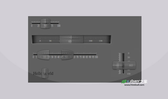 超炫酷UI效果的jQuery滑块插件
